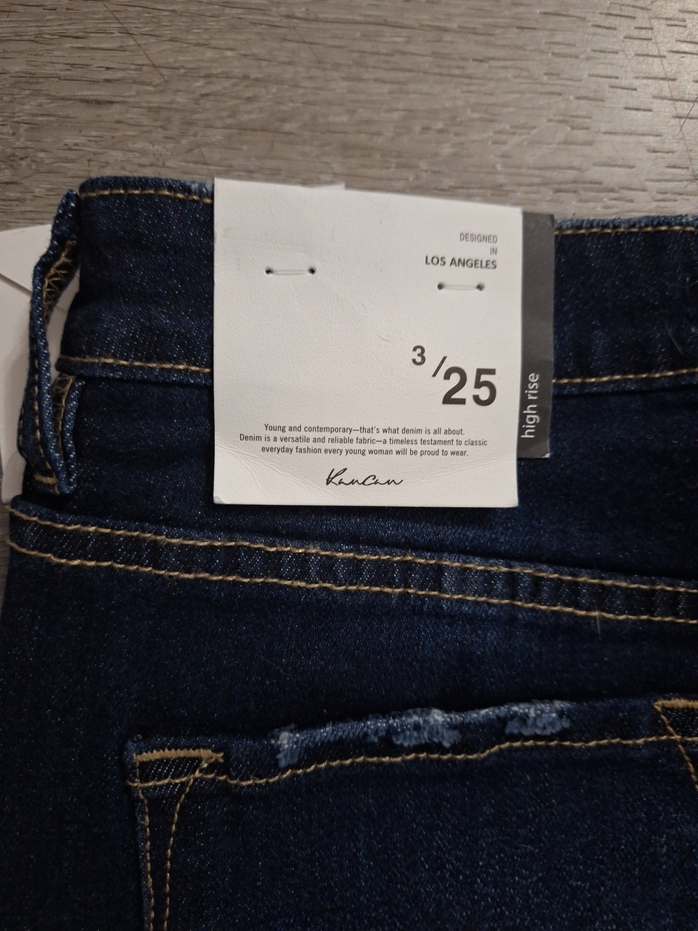 NWT KanCan Dark Blue High Rise Flare Jeans - Picture 8 of 10